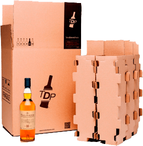 cajas carton botellas alcohol